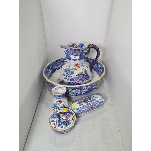 333 - A Masons Ironstone Wash Set (R5)