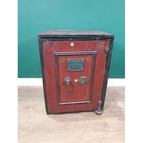 68 - A Whitfield's Safe by The Whitfield's Safe & Door Co. Birmingham, with keys, 2ft 2in H x 1ft 8in W (... 