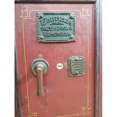 68 - A Whitfield's Safe by The Whitfield's Safe & Door Co. Birmingham, with keys, 2ft 2in H x 1ft 8in W (... 