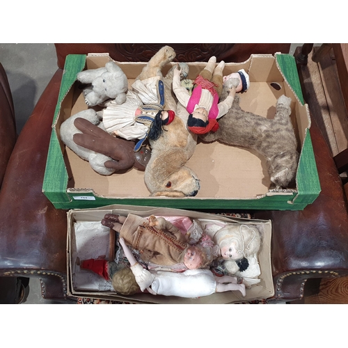 753 - Two boxes of Dolls and Teddy Bears (R8)