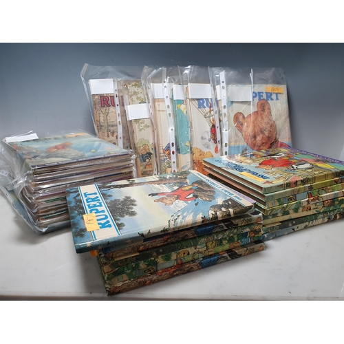 8 - A box of Daily Express Rupert Bear Annuals (R8)