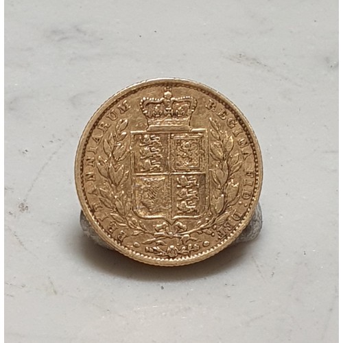 258 - A Victorian gold Sovereign 1855