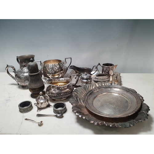 751 - A box of silver plated items including Tankard, Goblet, Tray, etc. (R8)