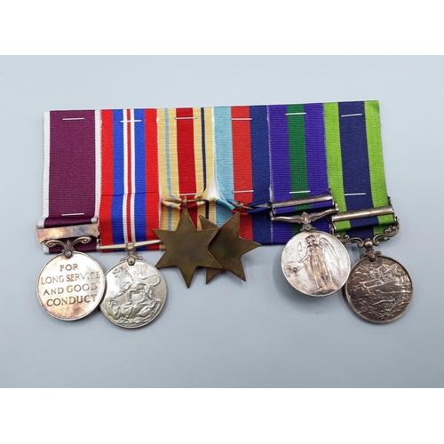 1146 - Six; India General Service Medal 'North West Frontier 1935' Clasp, General Service Medal 'Palestine'... 