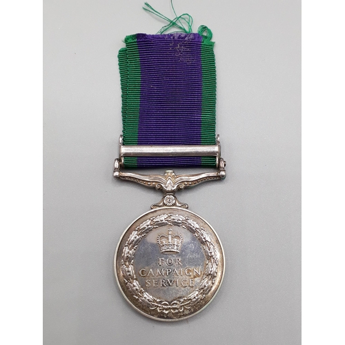 1164 - Campaign Service Medal with 'South Arabia' Clasp to 053289 Able Seaman A.A. Blyton, Royal Navy