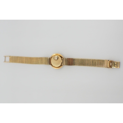 119 - A lady's Omega rear-wind Cocktail Watch the circular champagne dial with hourly dot markers with wid... 