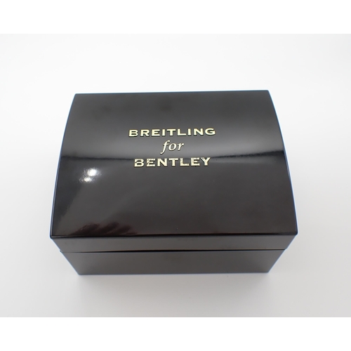 120 - A Breitling for Bentley Special Edition  A13362 Chronograph Automatic Wristwatch the the silvered di... 