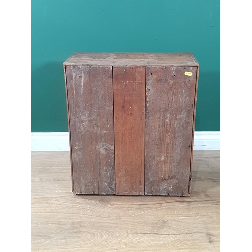 924 - A 19th Century multi-drawer table top Chest, 21 1/2in H x 18 1/2in W (R2)