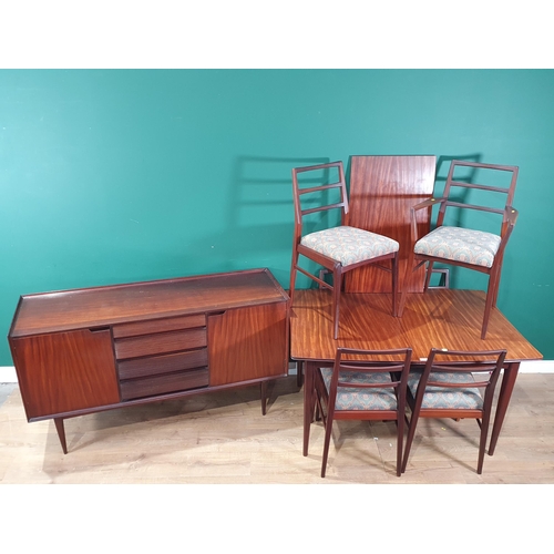 576 - A Richard Hornby for Fyne Ladye Furniture mid-century Dining Suite including Extending Dining Table ... 