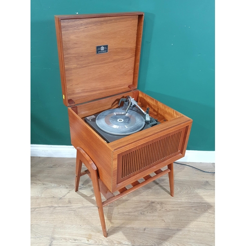 588 - A Dynatron Teak Cabinet and Speaker with 