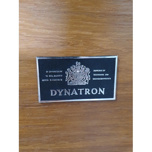 588 - A Dynatron Teak Cabinet and Speaker with 