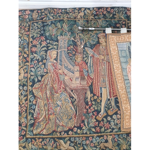 299 - Two Medieval style Tapestry Wall Hangings (R9)