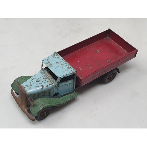 30 - A Schuco Sonny 2005 Tinplate Mouse in Car A/F, a Tri-Ang Lorry, a clockwork Reading Bear, a clockwor... 