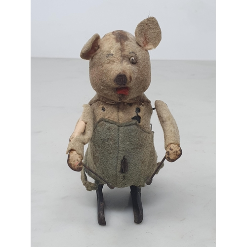 30 - A Schuco Sonny 2005 Tinplate Mouse in Car A/F, a Tri-Ang Lorry, a clockwork Reading Bear, a clockwor... 