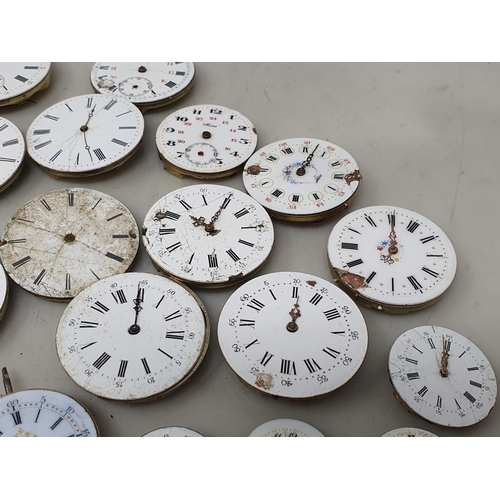 37 - A quantity of Watch movements and Dials A/F.