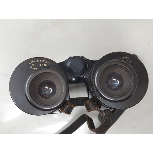 537 - A pair of Barr & Stroud 7x 30 Binoculars in leather case