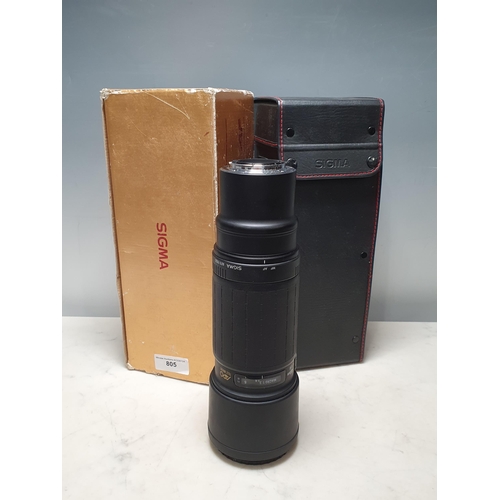 805 - A Sigma 400mm F5.6 Lens in box (R4)