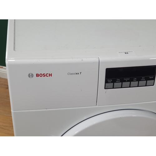 82 - A Bosch Classixx7 Tumble Drier 2ft 9in H x 2ft W (R6) (Passed PAT)