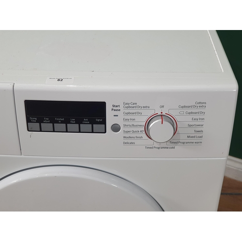 82 - A Bosch Classixx7 Tumble Drier 2ft 9in H x 2ft W (R6) (Passed PAT)