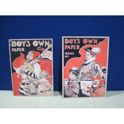 406 - HENRY WALKER. Cover Illustration for Boys Own Paper, Christmas number 1894, signed with initials and... 