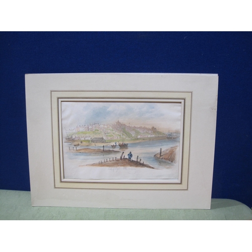 428 - A Folio of unframed watercolours including a view of Elvet Bridge, Durham by Fred Jay Girling; a car... 