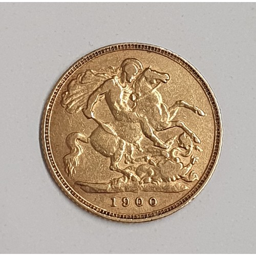 249 - A Victorian half Sovereign 1900