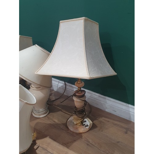 814 - Six Assorted Table Lamps and shades (R8) (Passed PAT)