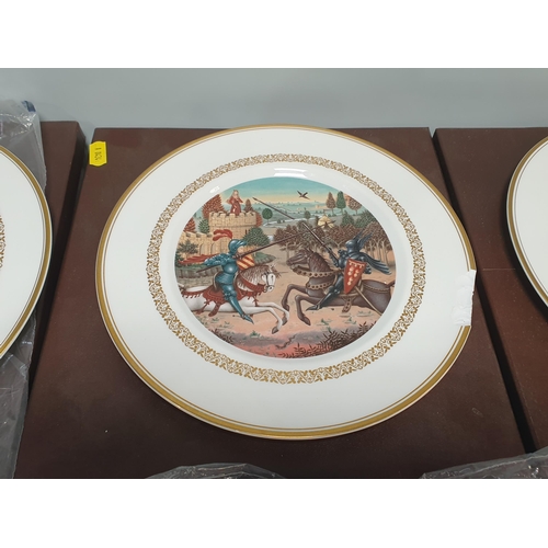 235 - Six boxed Royal Worcester Arthurian Collector's Plates (R6)