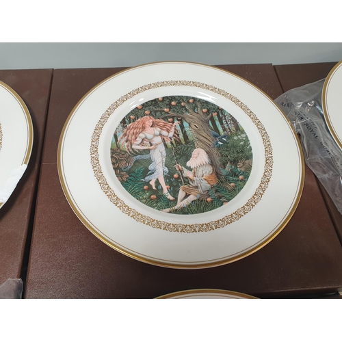 235 - Six boxed Royal Worcester Arthurian Collector's Plates (R6)