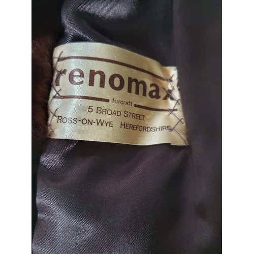 240 - A Renomax Furcraft Ladies Coat. (R7).