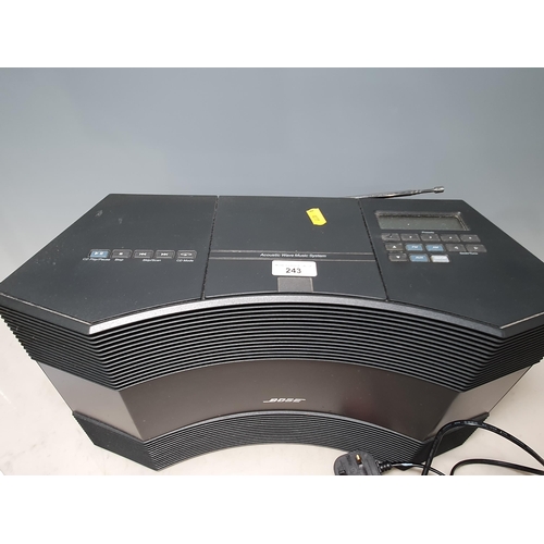 243 - A Bose Acoustic Wave Music System Model - CD-3000. (R9), (passed PAT)