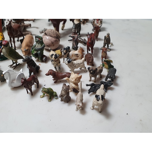 244 - A quantity of Britains and other die cast Models of animals, etc (R5)