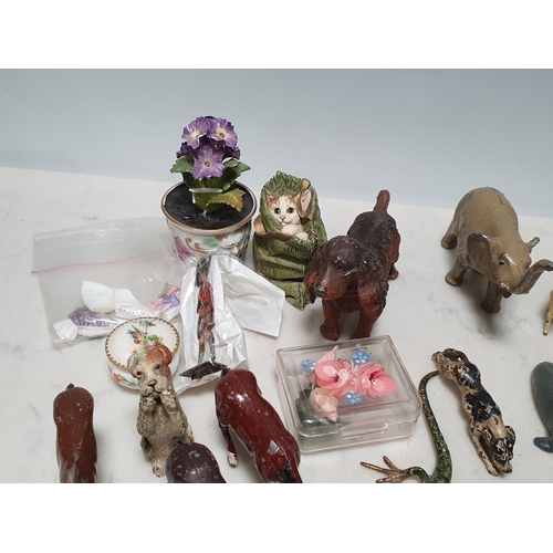 244 - A quantity of Britains and other die cast Models of animals, etc (R5)