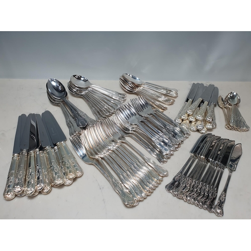 250 - A set of Viners of Sheffield King's Pattern Cutlery for 12 persons