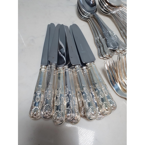 250 - A set of Viners of Sheffield King's Pattern Cutlery for 12 persons