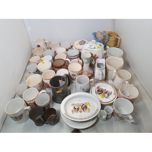 305 - A collection of Commemorative Mugs, Ash Trays, Jugs, etc. (R5)