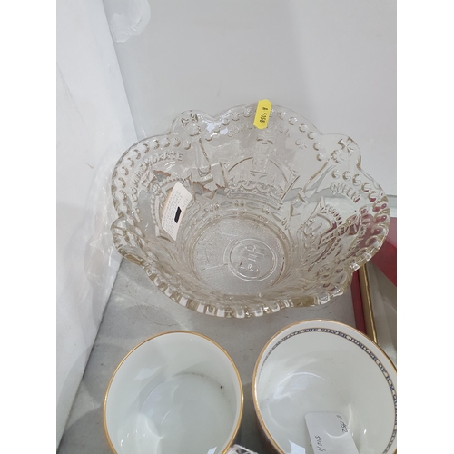 366 - Commemorative items including Royal Wedding Mugs, Coronation Plates and Mugs, a Spode Duke of York P... 