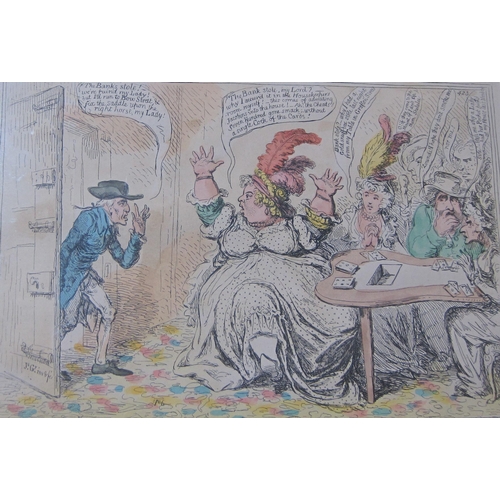 436 - JAMES GILLRAY. 'The Loss of the Faro Bank (publ.1797); and 'The Feast of Reason and the Flow of Soul... 