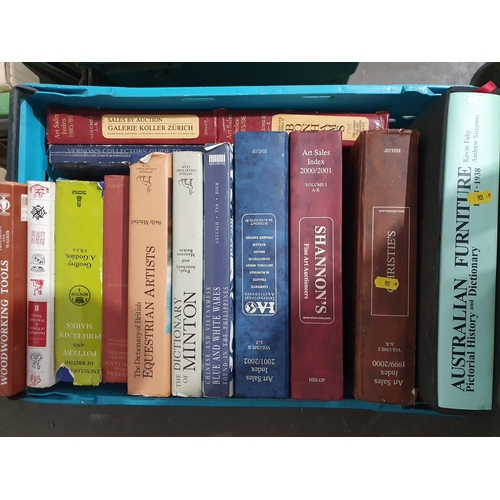 581 - Six boxes of antique reference Books (R5)