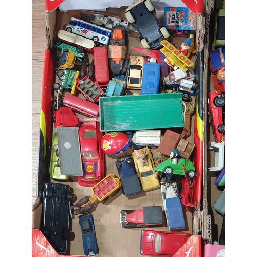 590 - Three boxes of diecast Models and Toys (R6)