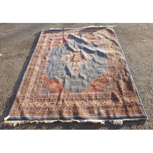 607 - A Persian multi-bordered Rug, 93in x 66in