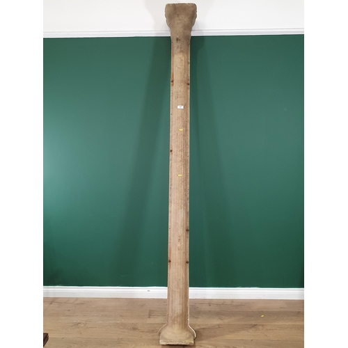 687 - A large fibre glass Mould for a pillar, 8ft 1in H (R1)