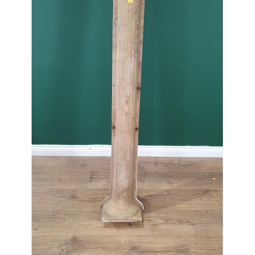 687 - A large fibre glass Mould for a pillar, 8ft 1in H (R1)