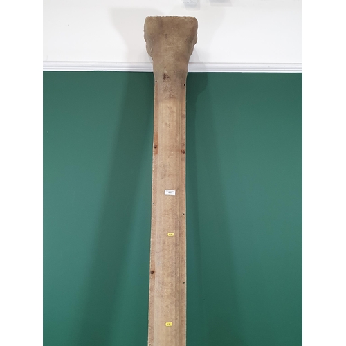 687 - A large fibre glass Mould for a pillar, 8ft 1in H (R1)