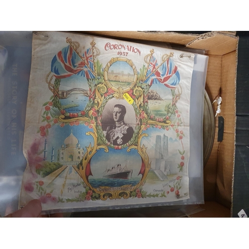 706 - A box containing Ephemera and photographs relating to Edward VIII and a quantity of Card Coronets