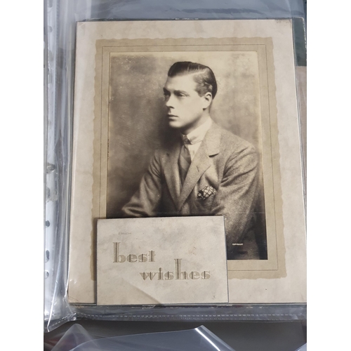 706 - A box containing Ephemera and photographs relating to Edward VIII and a quantity of Card Coronets