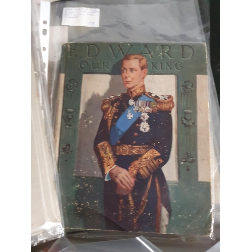 706 - A box containing Ephemera and photographs relating to Edward VIII and a quantity of Card Coronets