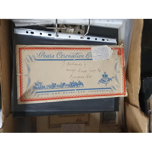 707 - Two boxes containing Ephemera, Photographs, Newspapers regarding early 20th Century Royal Family, Co... 