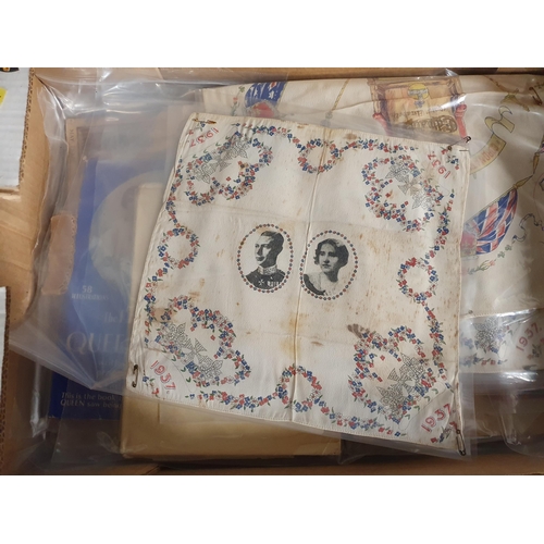 707 - Two boxes containing Ephemera, Photographs, Newspapers regarding early 20th Century Royal Family, Co... 