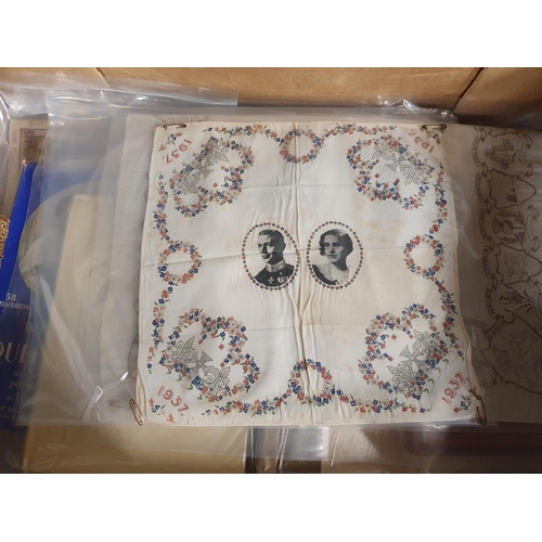 707 - Two boxes containing Ephemera, Photographs, Newspapers regarding early 20th Century Royal Family, Co... 